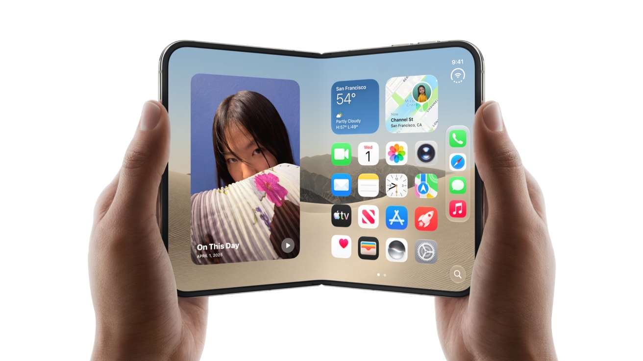 ▲ iPhone Duo（图源：Apple 新闻稿，2026）